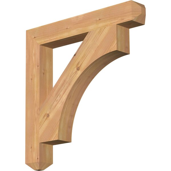 Ekena Millwork Westlake Craftsman Smooth Bracket, Western Red Cedar, 3 1/2"W x 26"D x 26"H BKT04X26X26WTL04SWR - main